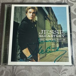 jesse mccartney signed cd